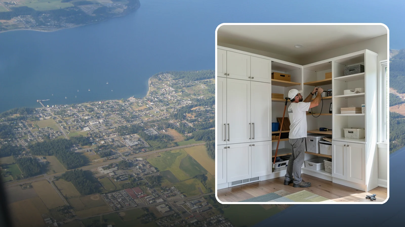 Custom Shelving Installation in Coupeville, Island County, WA - We design and install custom shelving for any room, blending storage capacity with clean, tailored looks.