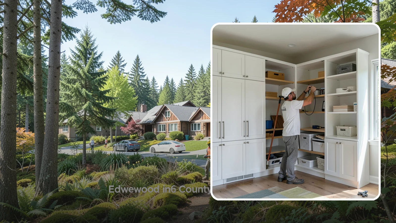 Custom Shelving Installation in Edgewood, Pierce County, WA - We design and install custom shelving for any room, blending storage capacity with clean, tailored looks.