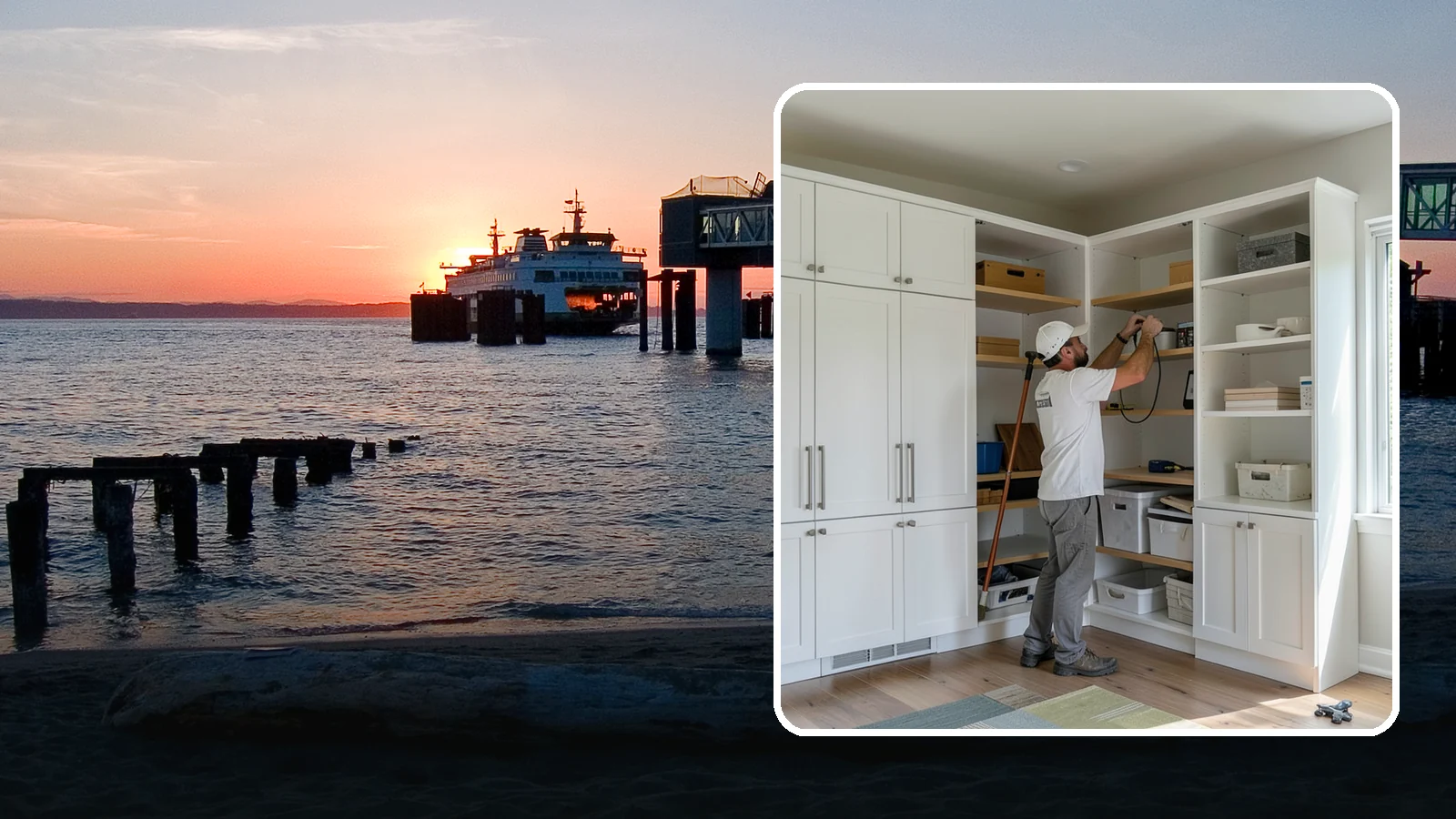 Custom Shelving Installation in Edmonds, Snohomish County, WA - We design and install custom shelving for any room, blending storage capacity with clean, tailored looks.