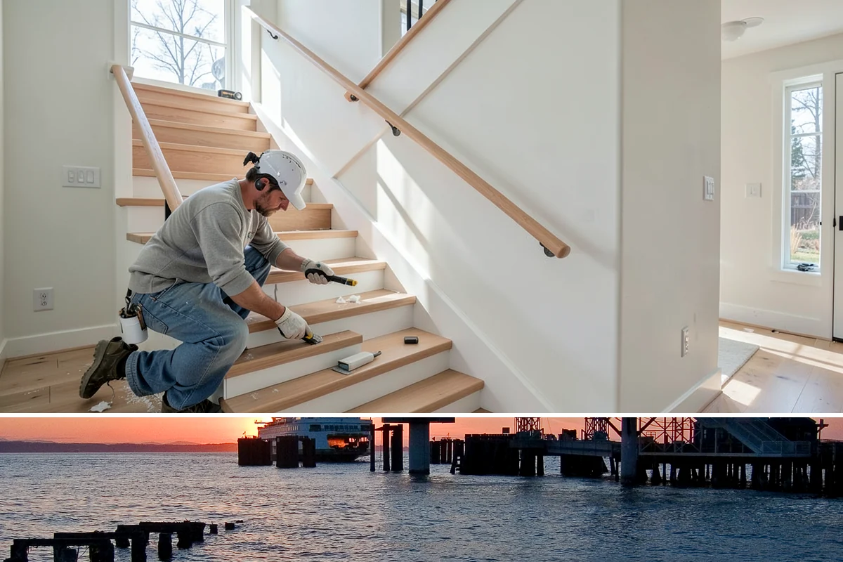 Custom Shelving Installation in Edmonds, Snohomish County, WA - Custom shelving can be installed any time of year, making it an easy indoor project during PNW rains.