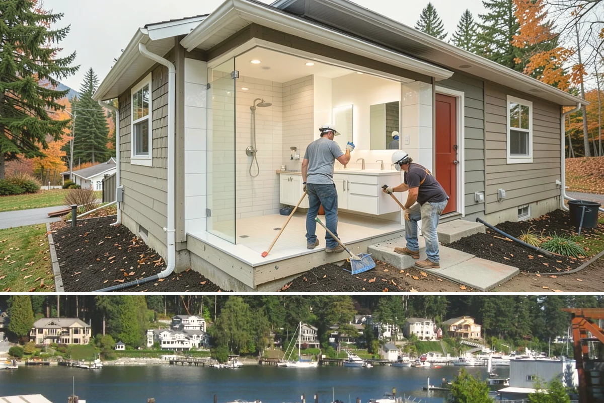 Custom Shelving Installation in Gig Harbor, Pierce County, WA - Custom shelving can be installed any time of year, making it an easy indoor project during PNW rains.