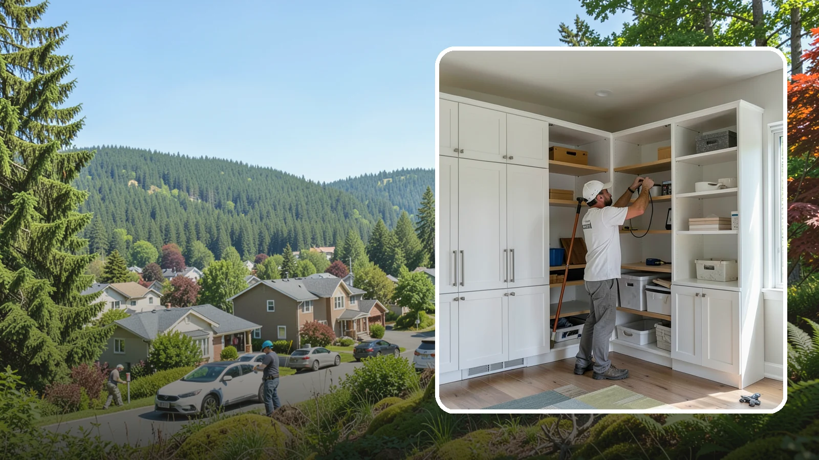 Custom Shelving Installation in Index, Snohomish County, WA - We design and install custom shelving for any room, blending storage capacity with clean, tailored looks.
