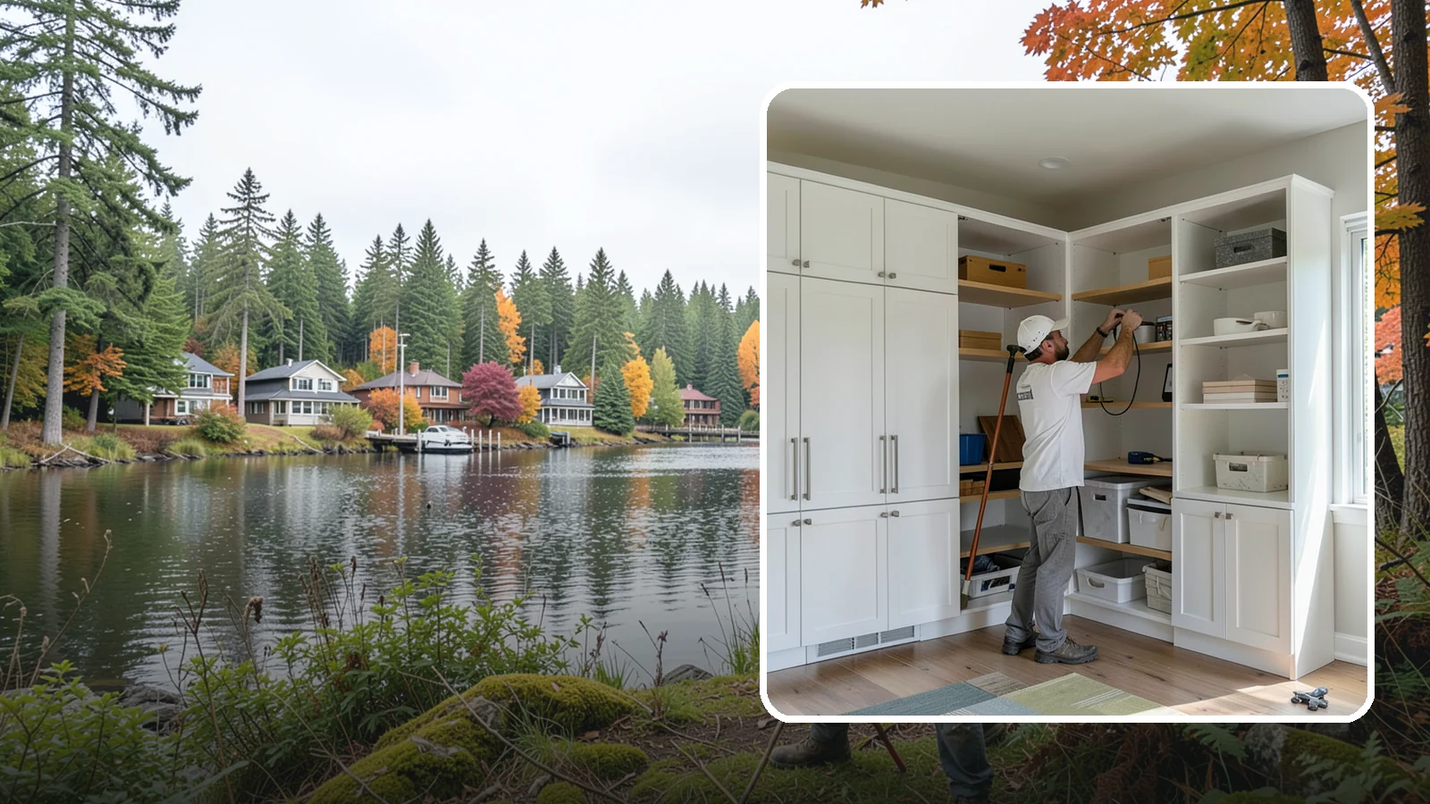 Custom Shelving Installation in La Conner, Skagit County, WA - We design and install custom shelving for any room, blending storage capacity with clean, tailored looks.