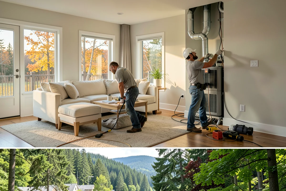 Custom Shelving Installation in Lake Forest Park, King County, WA - Custom shelving can be installed any time of year, making it an easy indoor project during PNW rains.