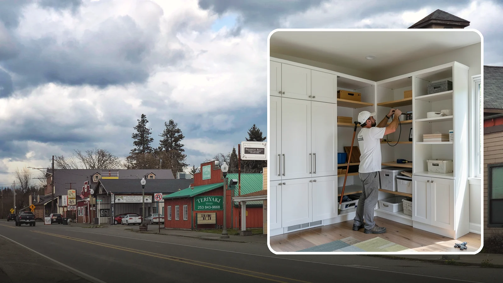 Custom Shelving Installation in Roy, Pierce County, WA - We design and install custom shelving for any room, blending storage capacity with clean, tailored looks.