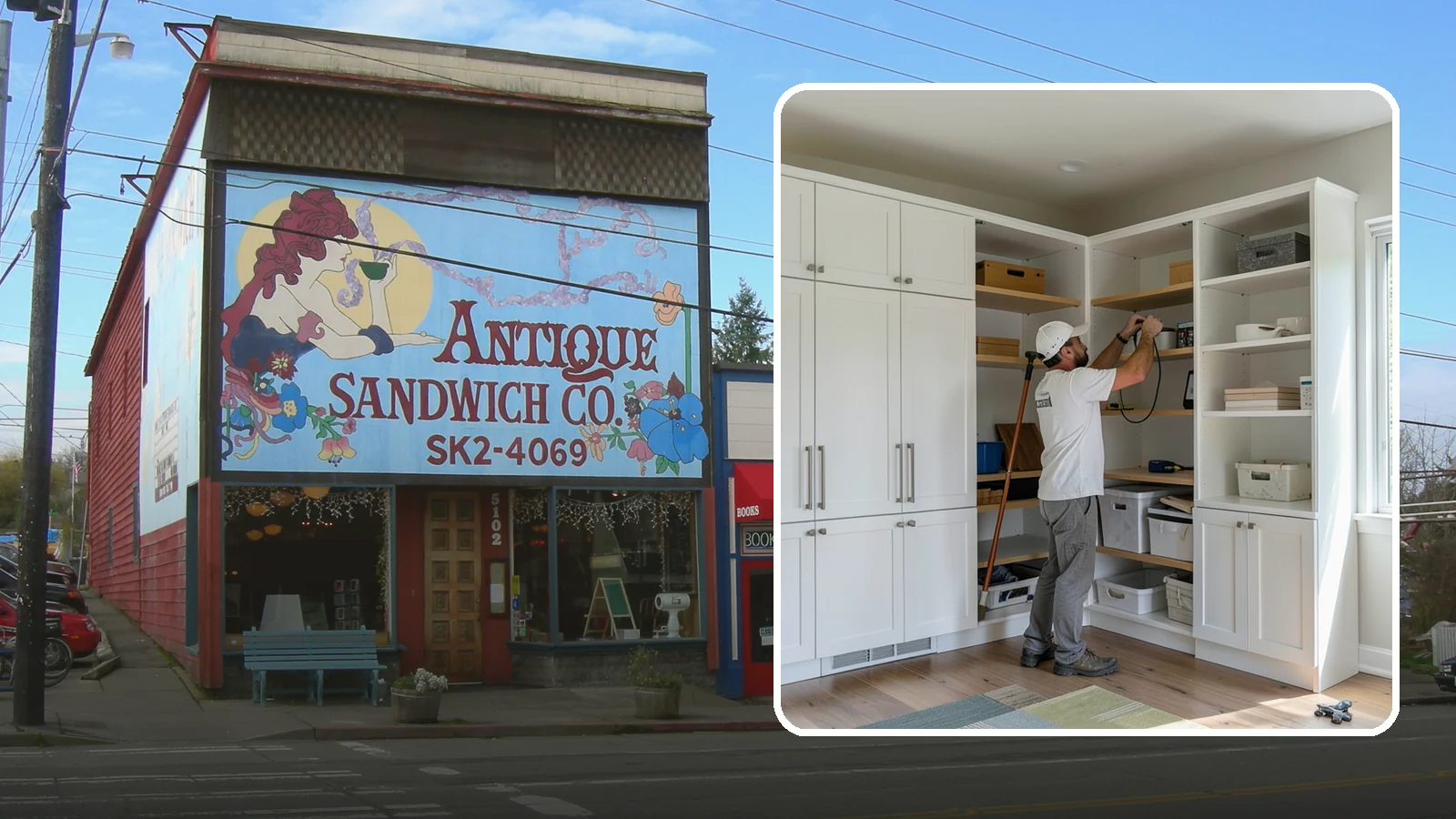 Custom Shelving Installation in Ruston, Pierce County, WA - We design and install custom shelving for any room, blending storage capacity with clean, tailored looks.