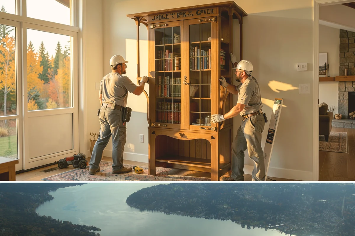 Custom Shelving Installation in Sammamish, King County, WA - Custom shelving can be installed any time of year, making it an easy indoor project during PNW rains.