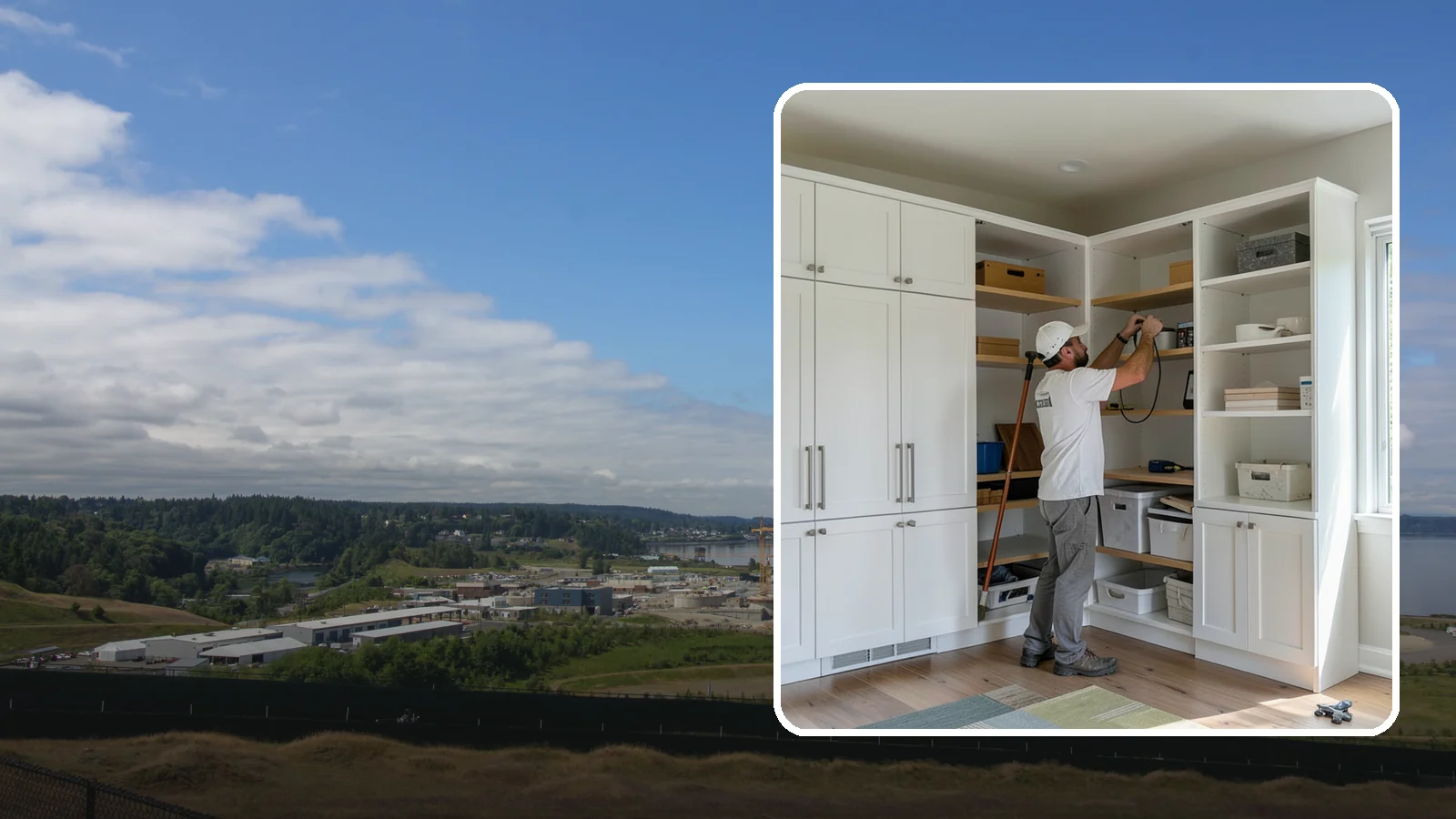 Custom Shelving Installation in University Place, Pierce County, WA - We design and install custom shelving for any room, blending storage capacity with clean, tailored looks.