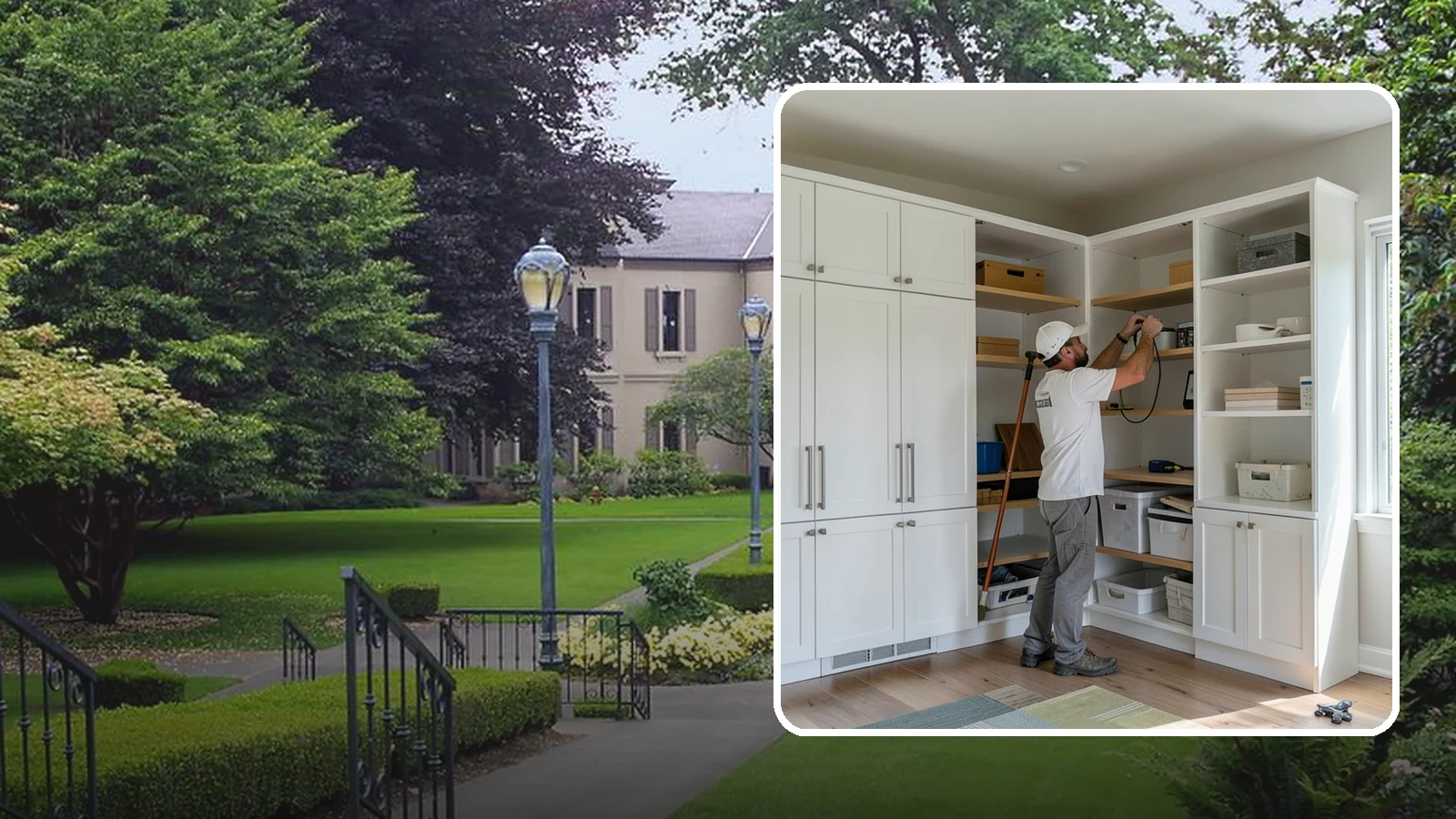 Custom Shelving Installation in Woodinville, King County, WA - We design and install custom shelving for any room, blending storage capacity with clean, tailored looks.