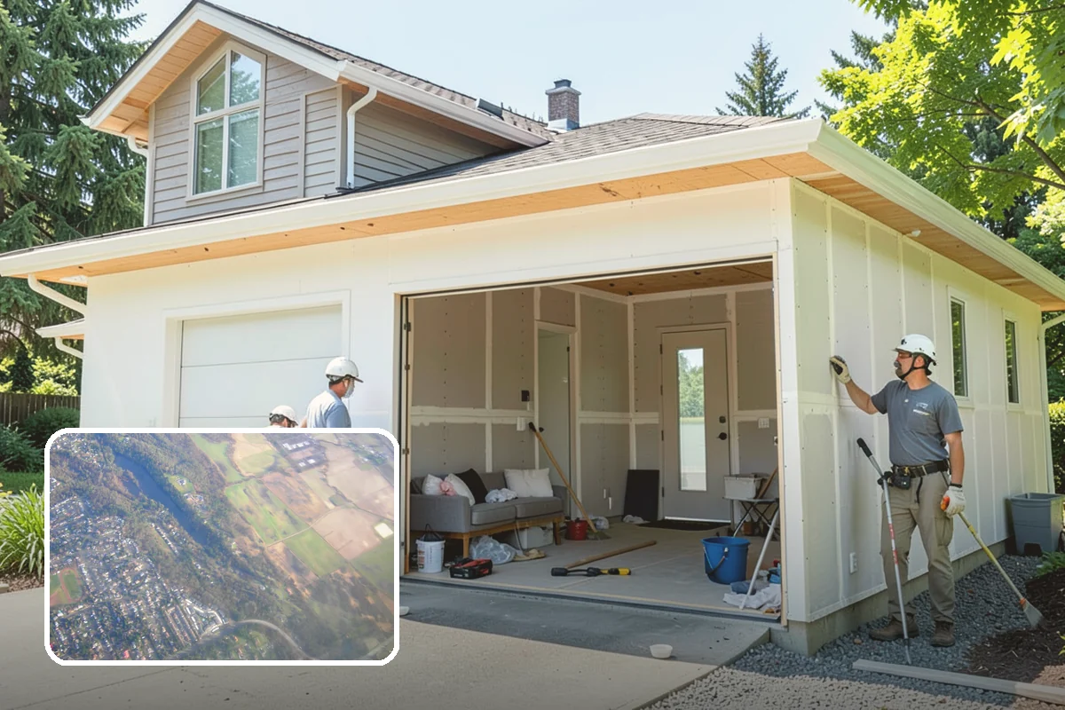 Daylight Basement Finishing in Algona, King County, WA - Maximizes natural light and walkout access