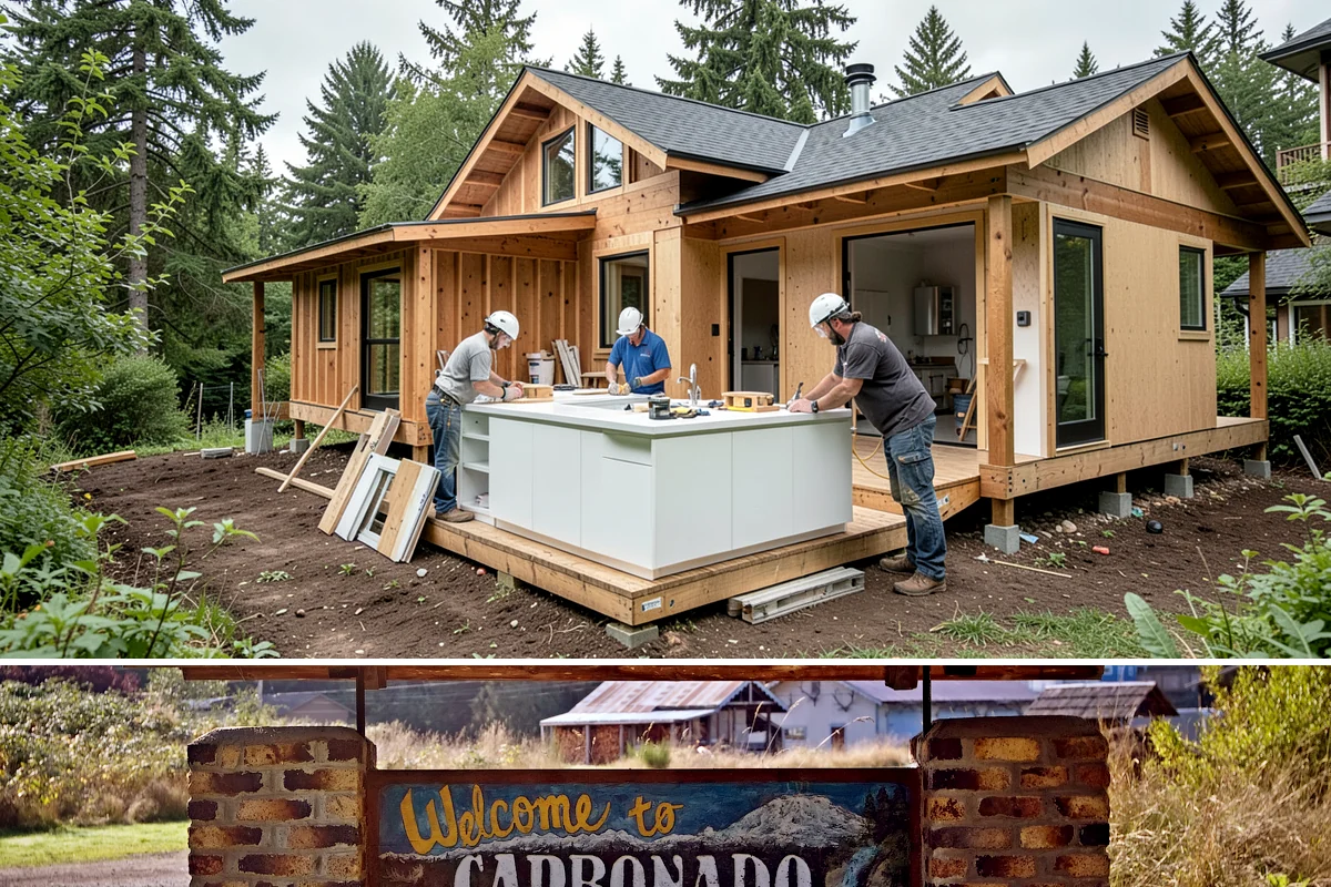 Daylight Basement Finishing in Carbonado, Pierce County, WA - Interior finishing runs year-round, while any exterior walkout or window work is best scheduled for dry weather.