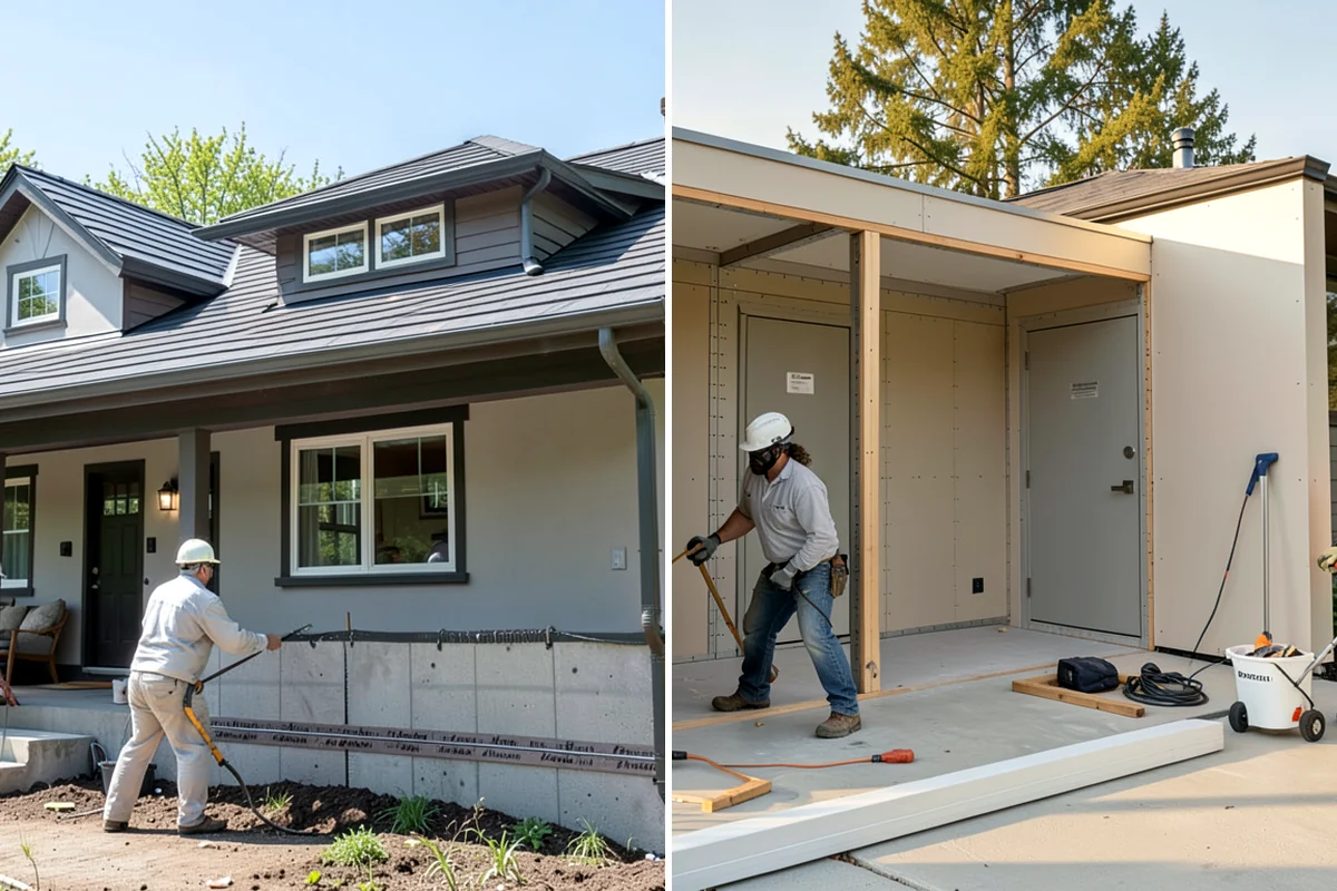 Daylight Basement Finishing in Clyde Hill, King County, WA - Assess grade lines, windows, and access