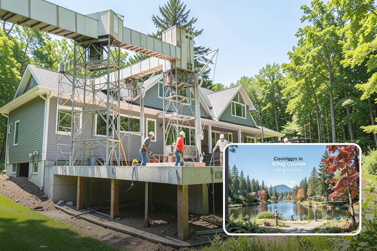 Daylight Basement Finishing in Covington, King County, WA - Maximizes natural light and walkout access