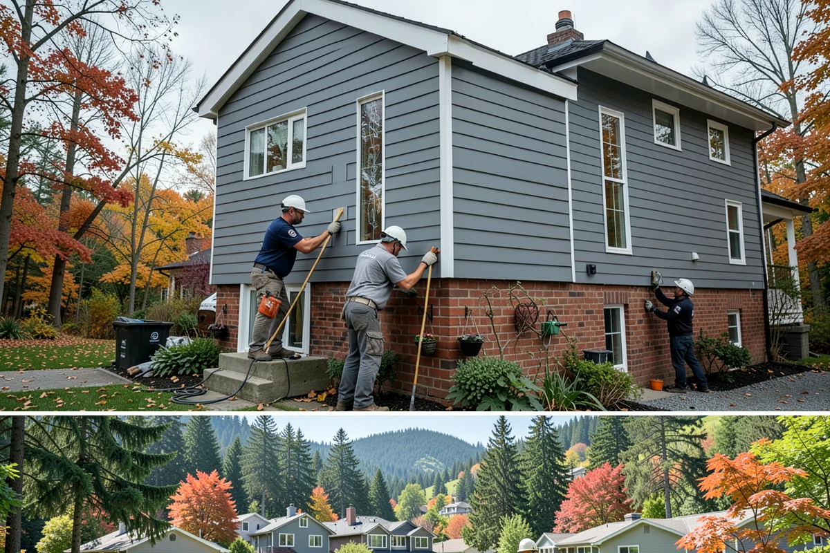 Daylight Basement Finishing in Fircrest, Pierce County, WA - Interior finishing runs year-round, while any exterior walkout or window work is best scheduled for dry weather.