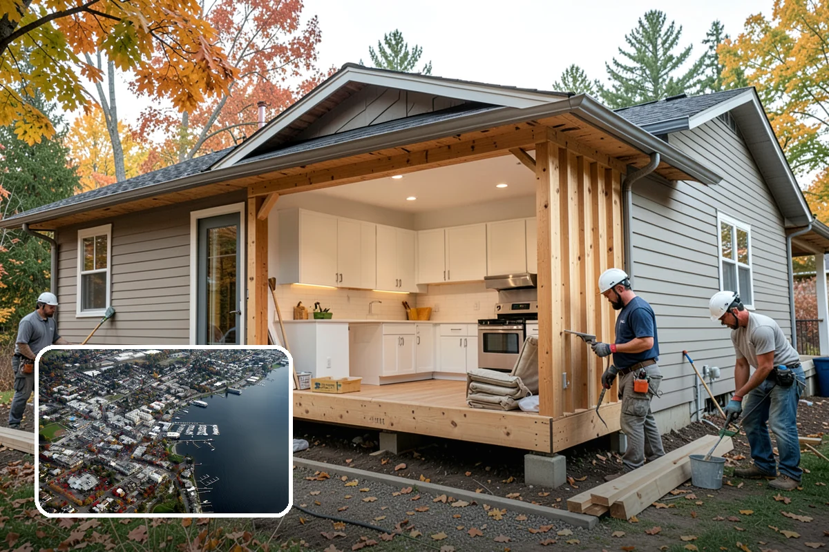Daylight Basement Finishing in Kirkland, King County, WA - Maximizes natural light and walkout access