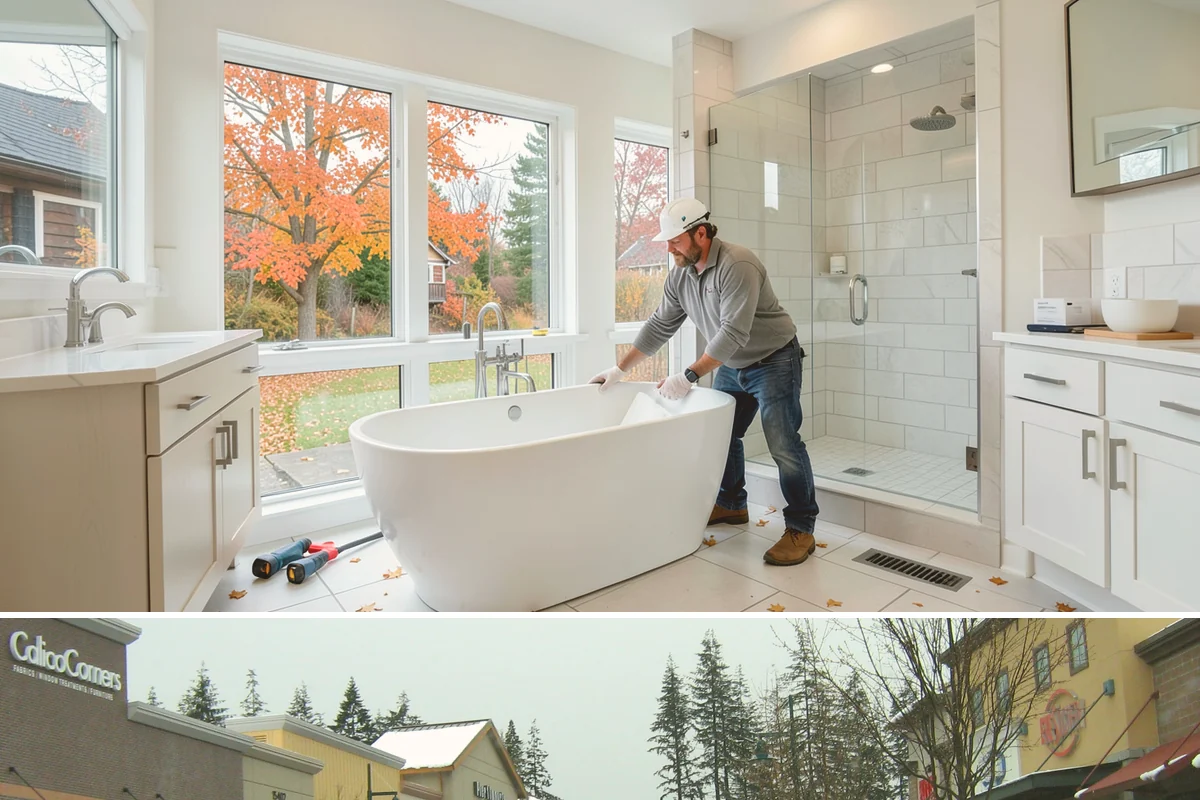 Daylight Basement Finishing in Mill Creek, Snohomish County, WA - Interior finishing runs year-round, while any exterior walkout or window work is best scheduled for dry weather.