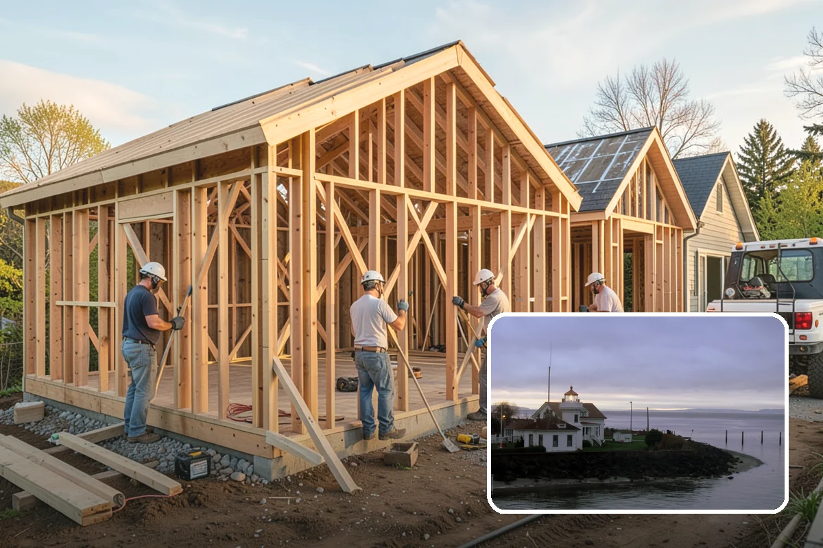 Daylight Basement Finishing in Mukilteo, Snohomish County, WA - Maximizes natural light and walkout access