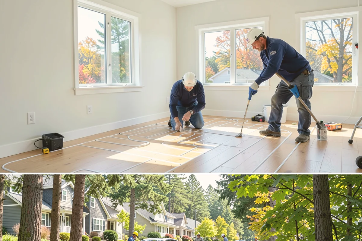 Daylight Basement Finishing in Normandy Park, King County, WA - Interior finishing runs year-round, while any exterior walkout or window work is best scheduled for dry weather.