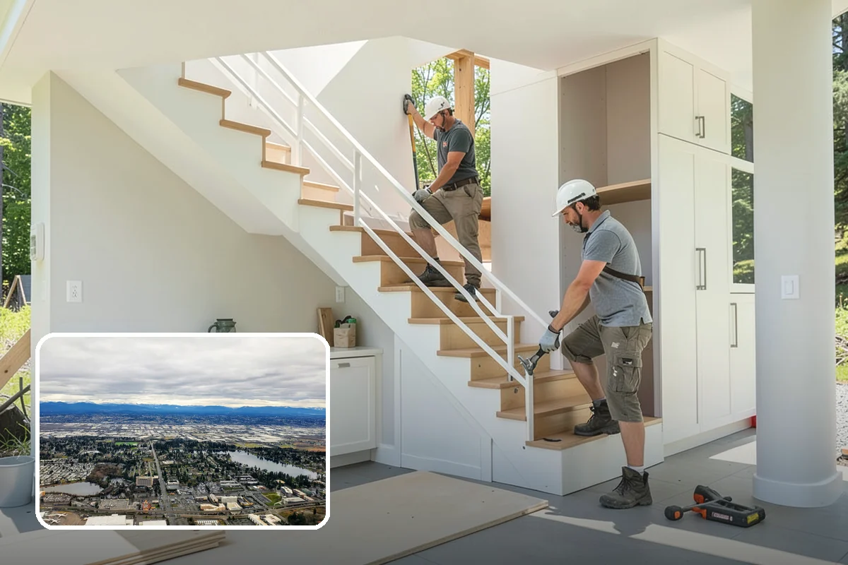 Daylight Basement Finishing in SeaTac, King County, WA - Maximizes natural light and walkout access