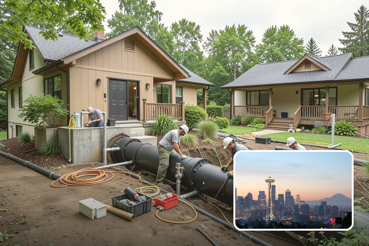 Daylight Basement Finishing in Seattle, King County, WA - Maximizes natural light and walkout access