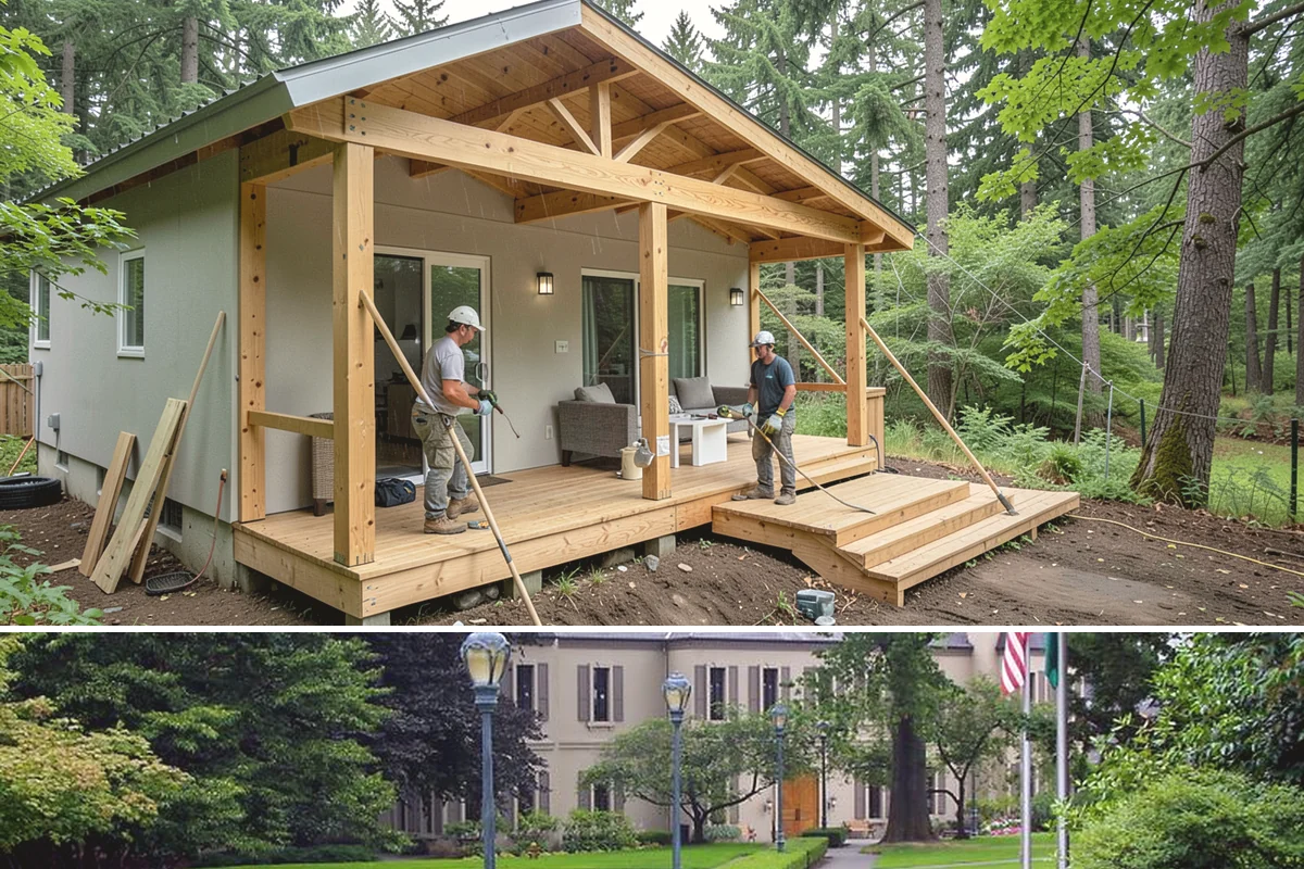 Daylight Basement Finishing in Woodinville, King County, WA - Interior finishing runs year-round, while any exterior walkout or window work is best scheduled for dry weather.