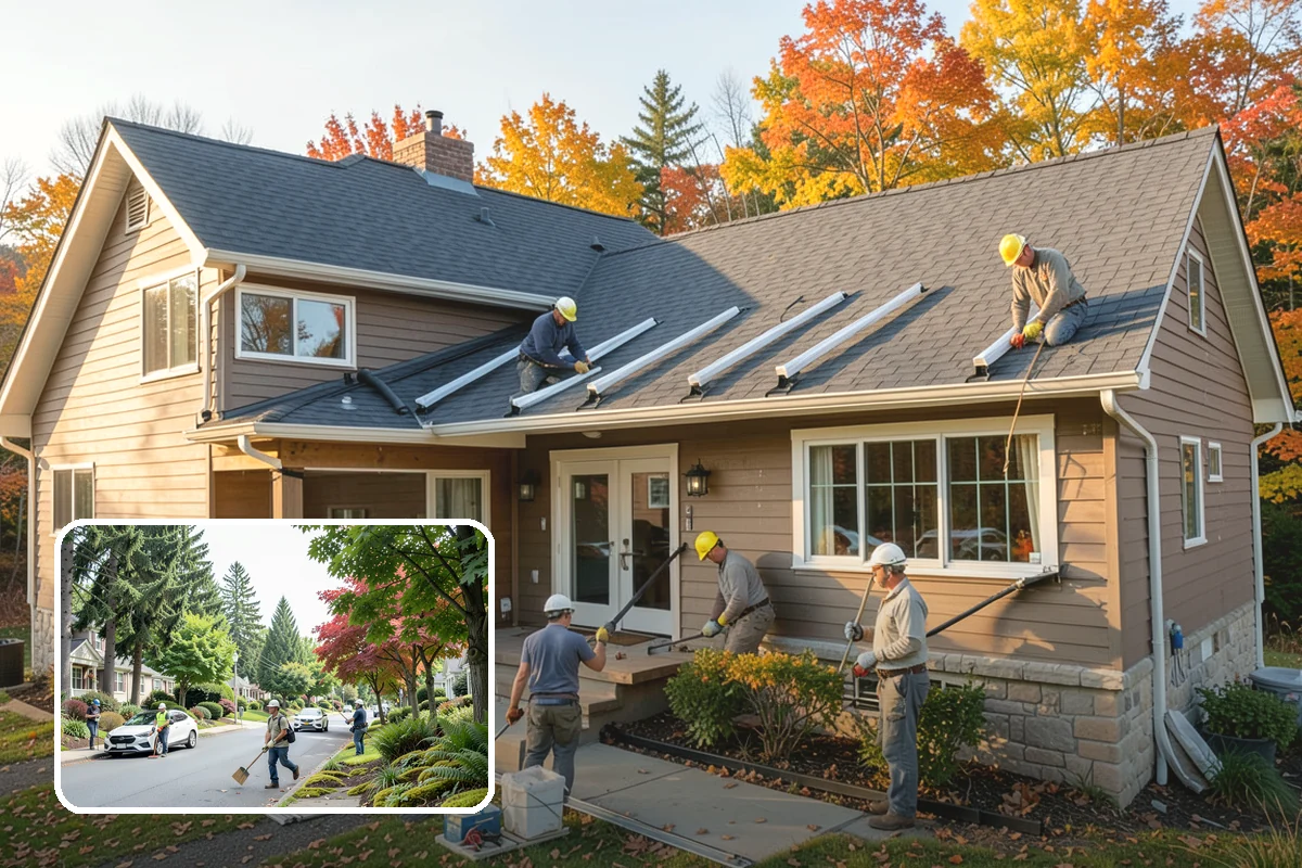 Debris Removal in Beaux Arts Village, King County, WA - Site kept clear and safe throughout the project