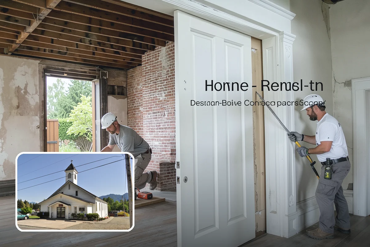 Debris Removal in Concrete, Skagit County, WA - Site kept clear and safe throughout the project