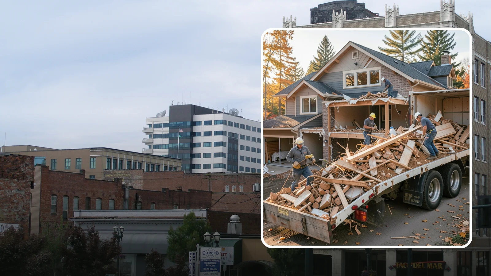 Debris Removal in Everett, Snohomish County, WA - We haul away construction and demolition debris, sorting for recycling and leaving your site clean and safe.