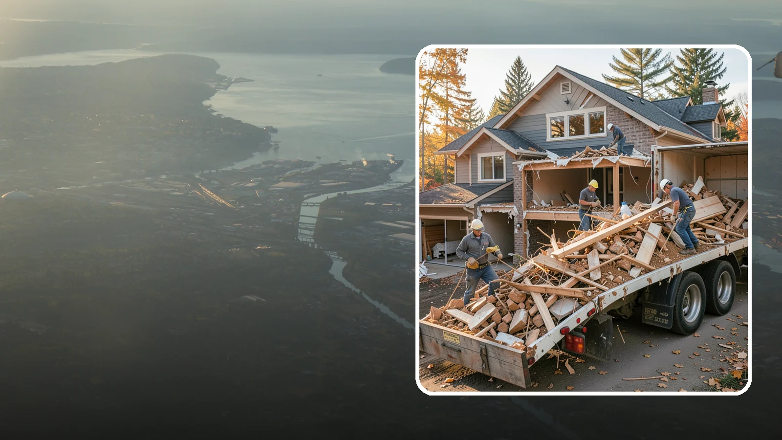Debris Removal in Fife, Pierce County, WA - We haul away construction and demolition debris, sorting for recycling and leaving your site clean and safe.
