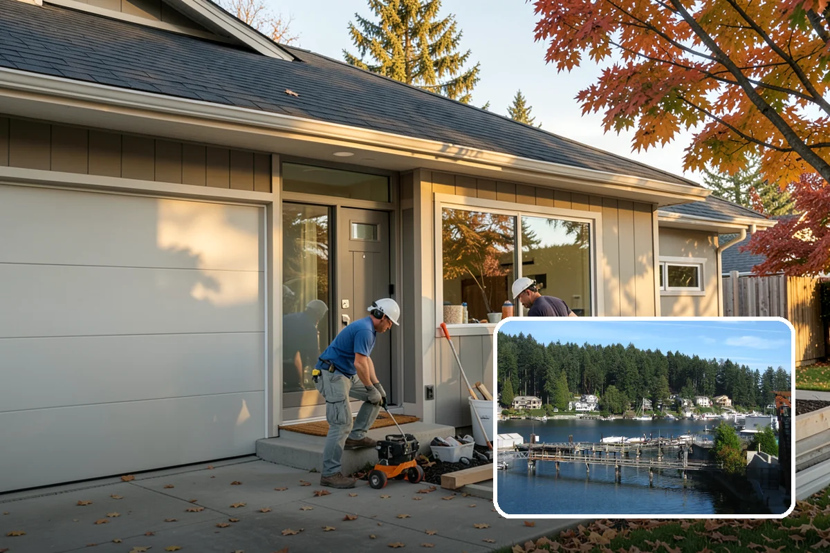 Debris Removal in Gig Harbor, Pierce County, WA - Site kept clear and safe throughout the project