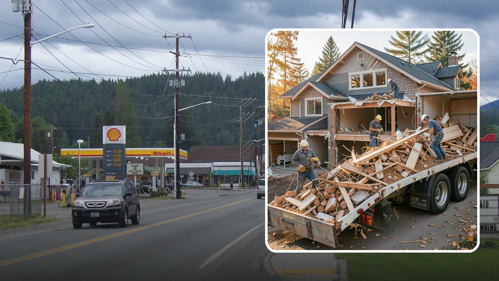 Debris Removal in Granite Falls, Snohomish County, WA - We haul away construction and demolition debris, sorting for recycling and leaving your site clean and safe.
