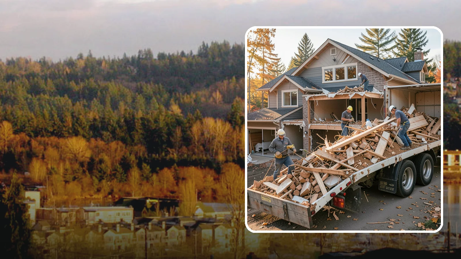 Debris Removal in Kenmore, King County, WA - We haul away construction and demolition debris, sorting for recycling and leaving your site clean and safe.