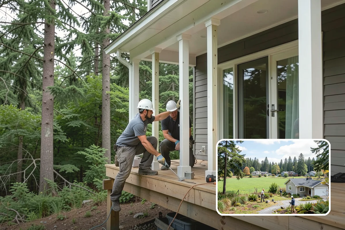 Debris Removal in Lyman, Skagit County, WA - Site kept clear and safe throughout the project