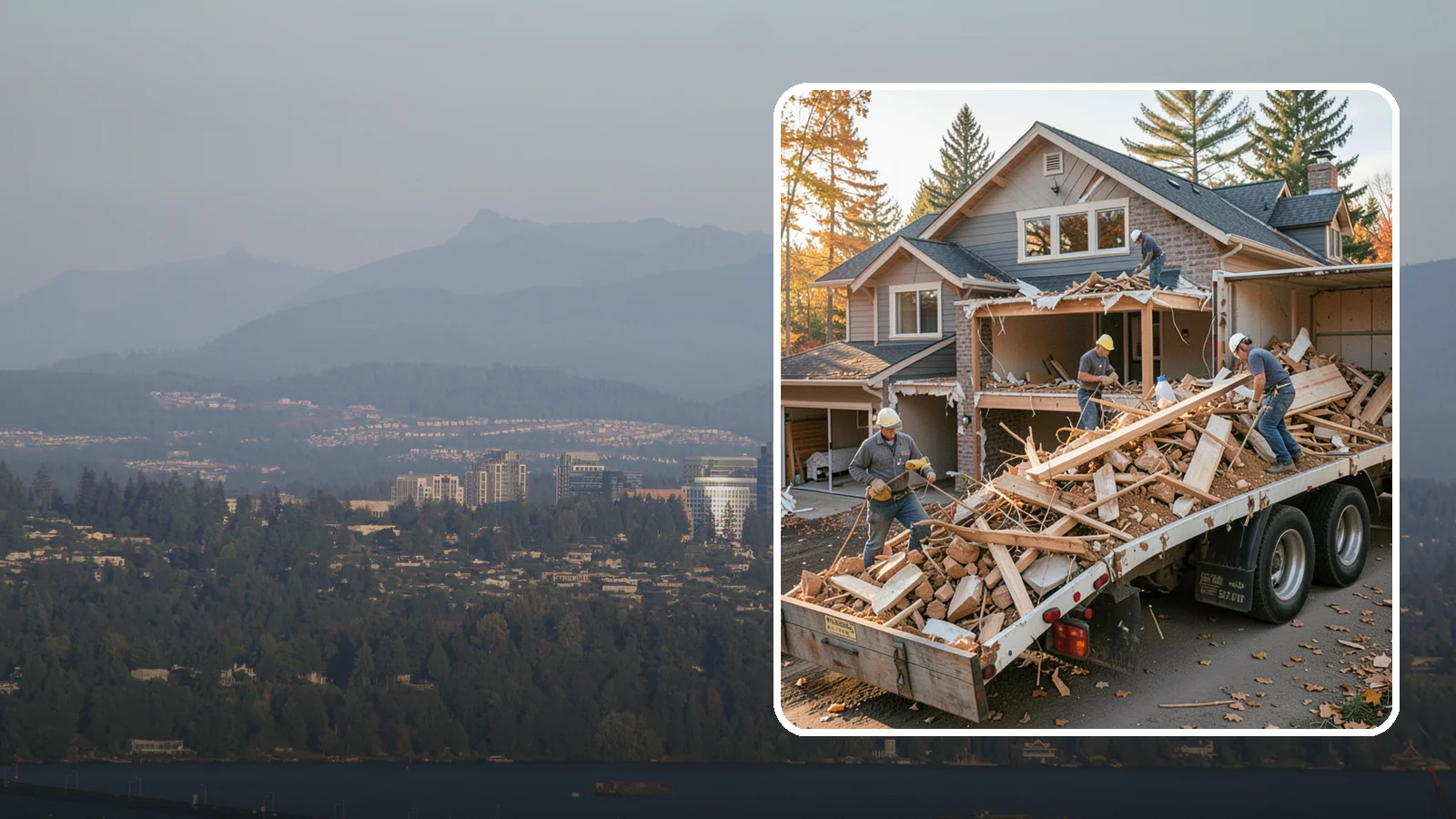 Debris Removal in Medina, King County, WA - We haul away construction and demolition debris, sorting for recycling and leaving your site clean and safe.