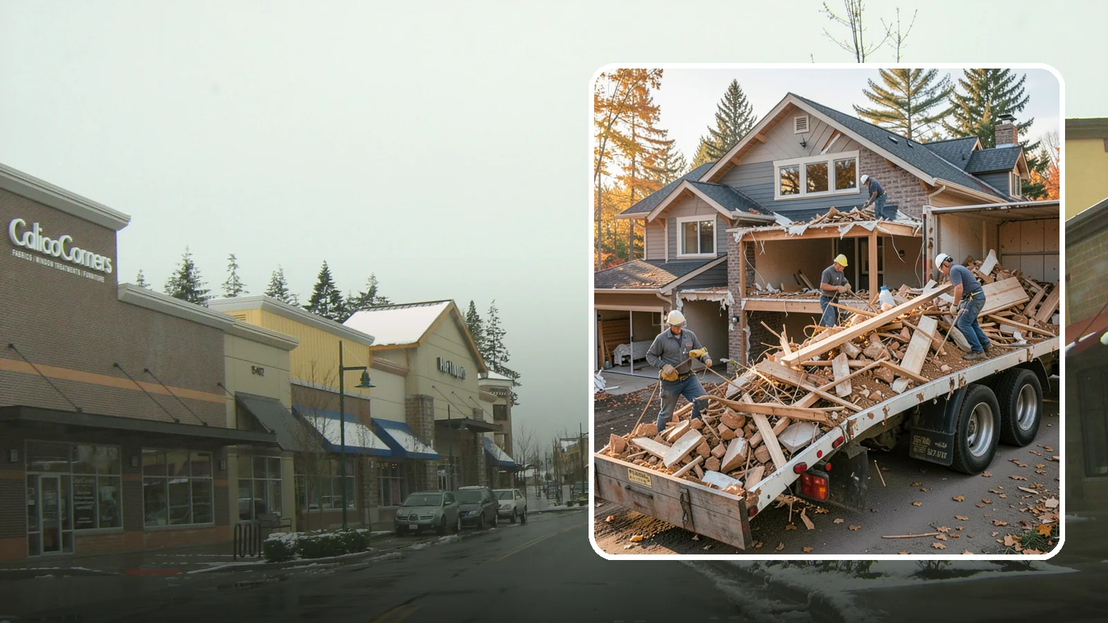 Debris Removal in Mill Creek, Snohomish County, WA - We haul away construction and demolition debris, sorting for recycling and leaving your site clean and safe.