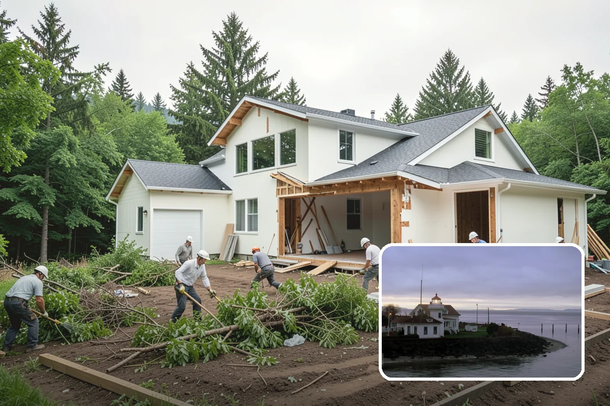 Debris Removal in Mukilteo, Snohomish County, WA - Site kept clear and safe throughout the project