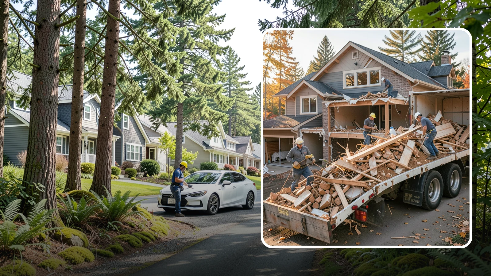 Debris Removal in Normandy Park, King County, WA - We haul away construction and demolition debris, sorting for recycling and leaving your site clean and safe.