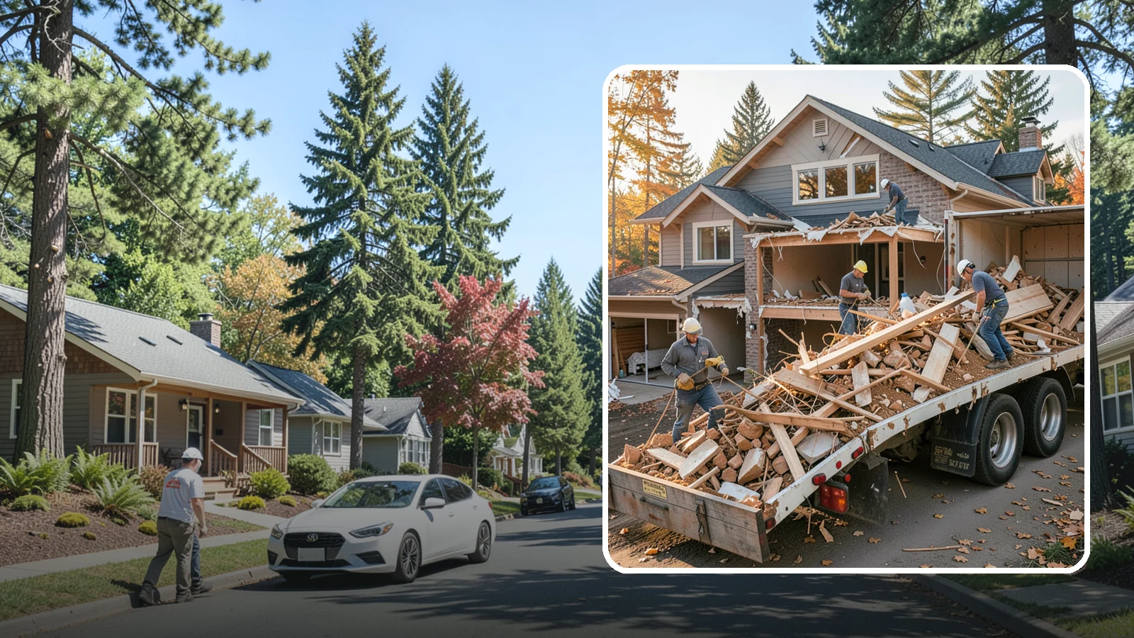 Debris Removal in Orting, Pierce County, WA - We haul away construction and demolition debris, sorting for recycling and leaving your site clean and safe.
