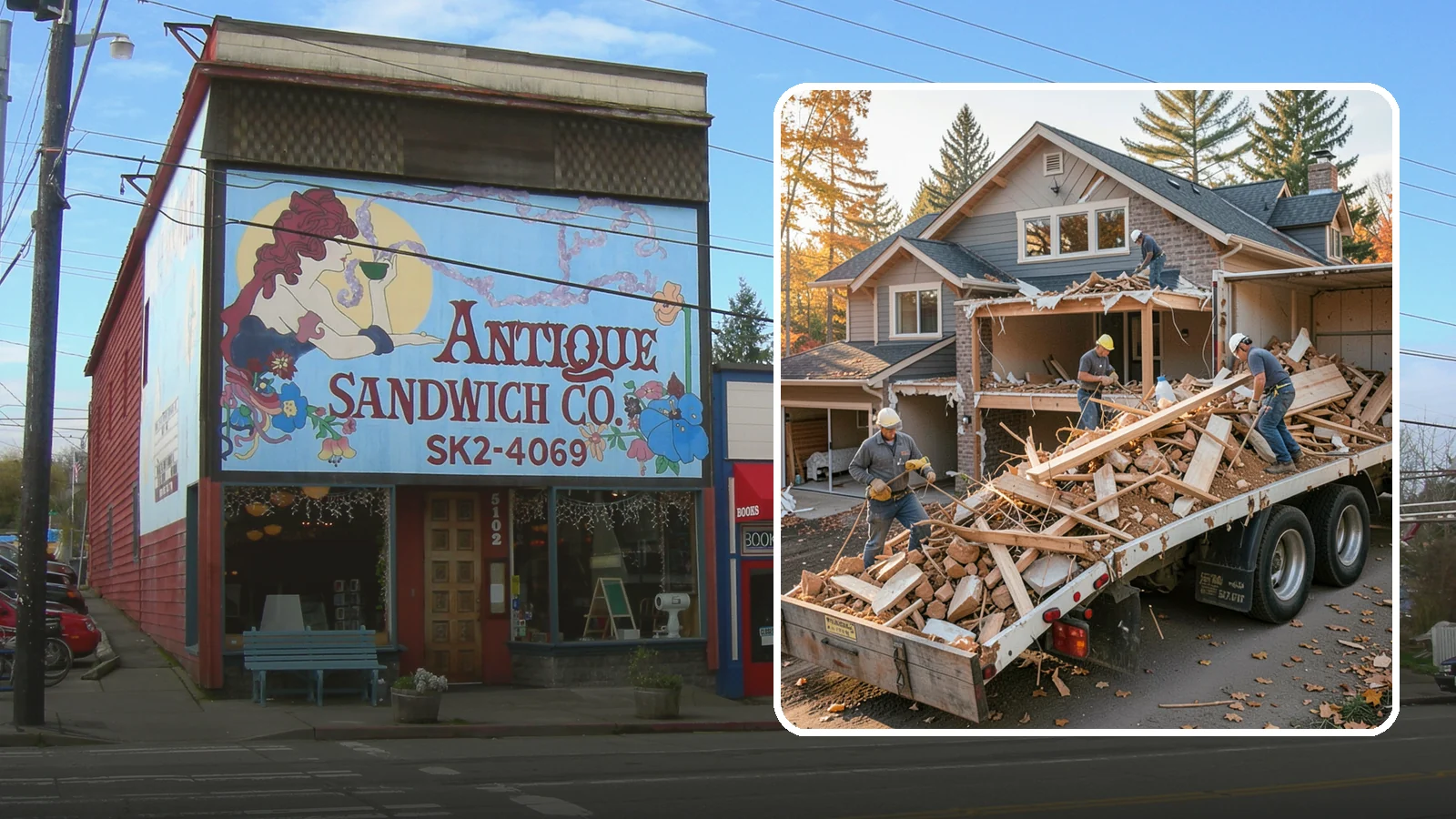 Debris Removal in Ruston, Pierce County, WA - We haul away construction and demolition debris, sorting for recycling and leaving your site clean and safe.