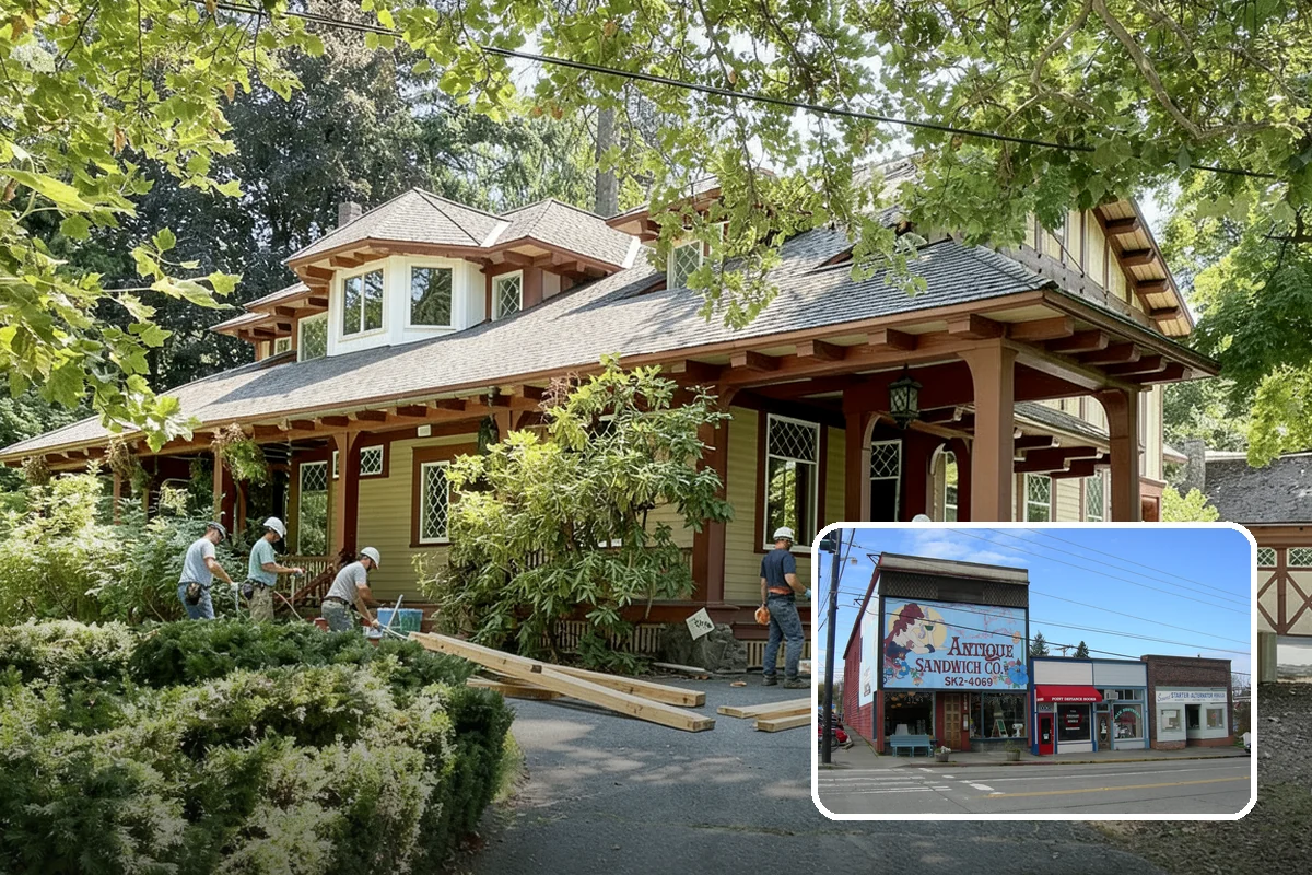 Debris Removal in Ruston, Pierce County, WA - Site kept clear and safe throughout the project
