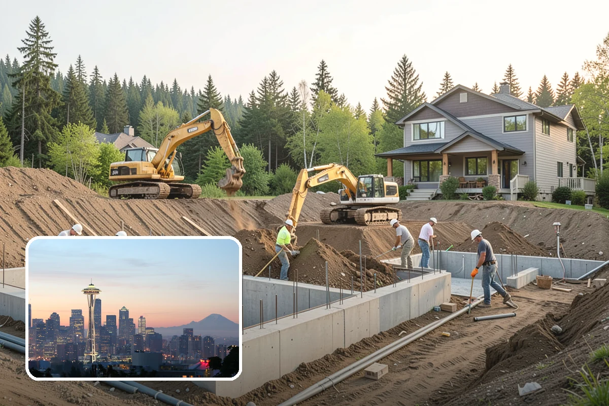 Debris Removal in Seattle, King County, WA - Site kept clear and safe throughout the project