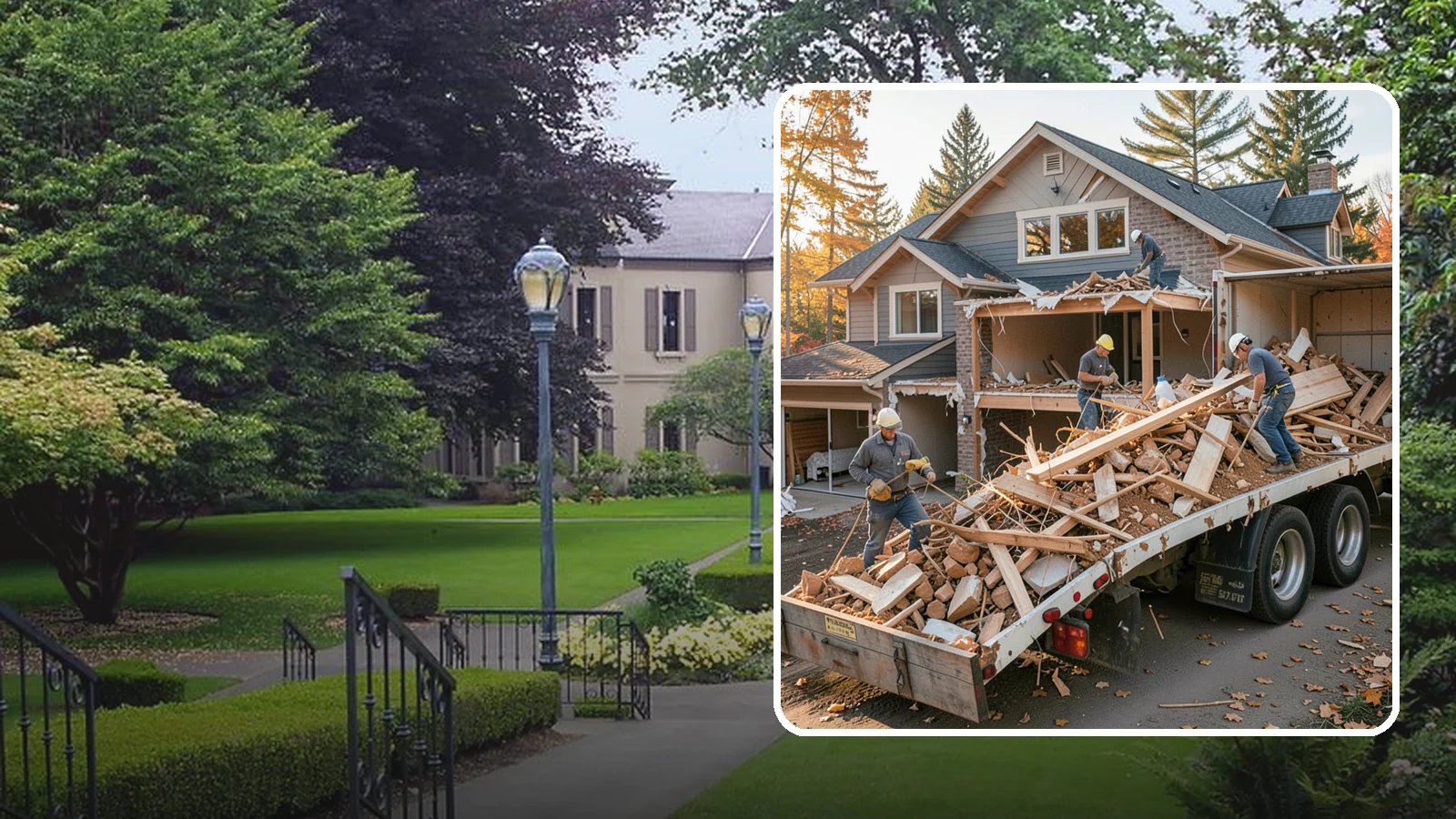 Debris Removal in Woodinville, King County, WA - We haul away construction and demolition debris, sorting for recycling and leaving your site clean and safe.