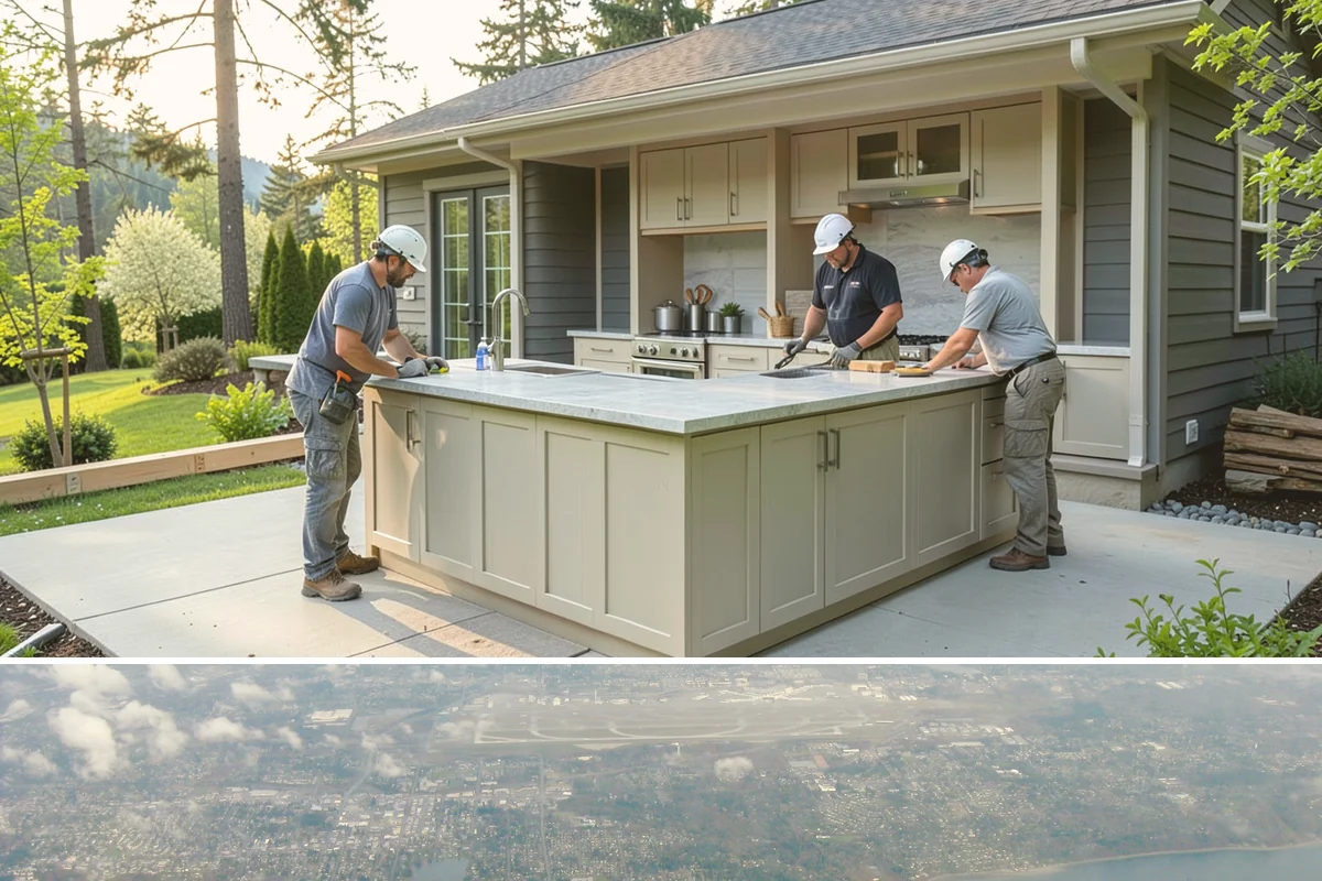 Deck Addition in Burien, King County, WA - Deck framing and installation are ideal in late spring and summer, readying the space for the dry season.