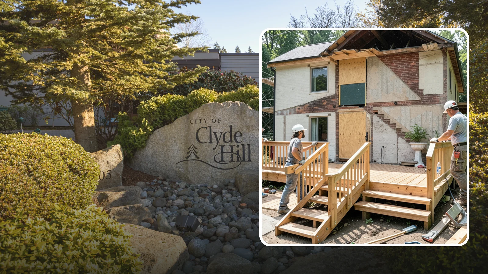 Deck Addition in Clyde Hill, King County, WA - A deck addition adds an outdoor living platform engineered for Northwest weather and lot conditions.
