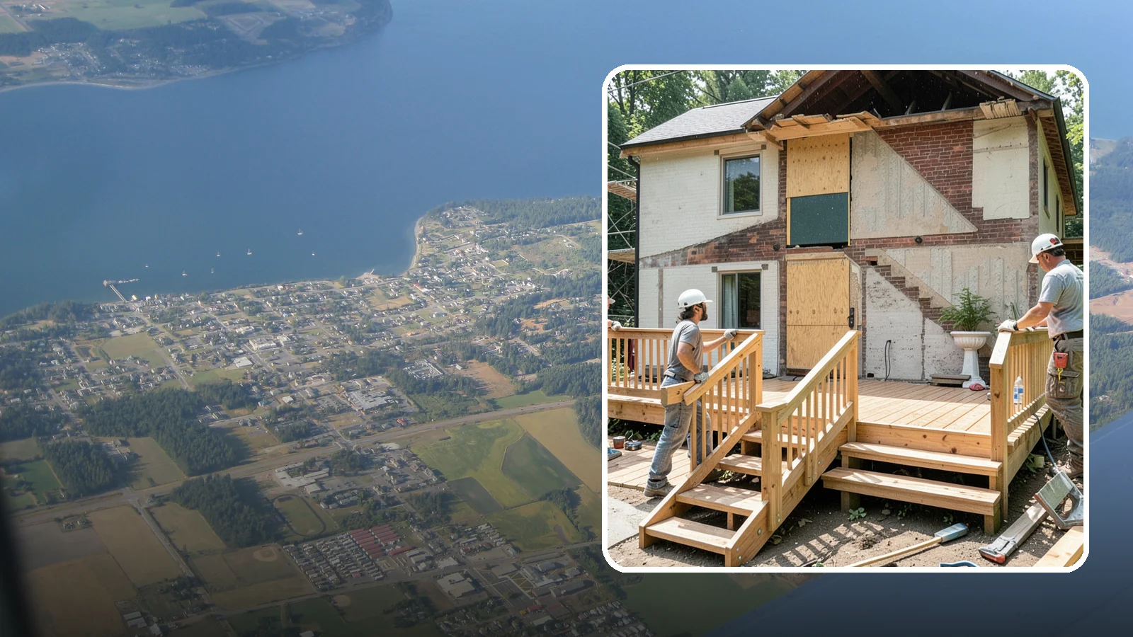 Deck Addition in Coupeville, Island County, WA - A deck addition adds an outdoor living platform engineered for Northwest weather and lot conditions.