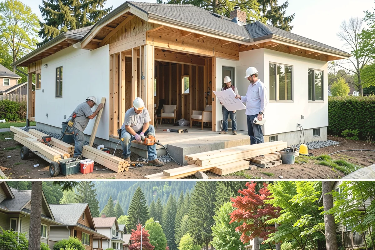 Deck Addition in Darrington, Snohomish County, WA - Deck framing and installation are ideal in late spring and summer, readying the space for the dry season.
