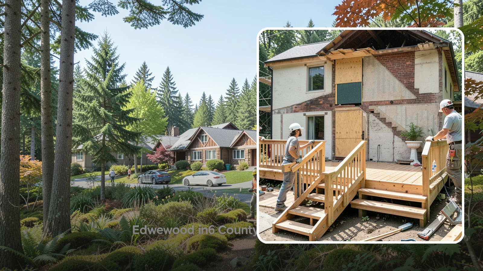 Deck Addition in Edgewood, Pierce County, WA - A deck addition adds an outdoor living platform engineered for Northwest weather and lot conditions.