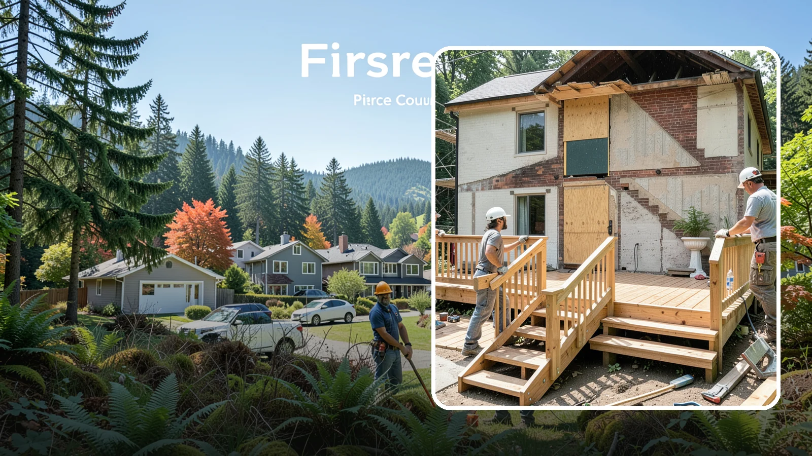 Deck Addition in Fircrest, Pierce County, WA - A deck addition adds an outdoor living platform engineered for Northwest weather and lot conditions.