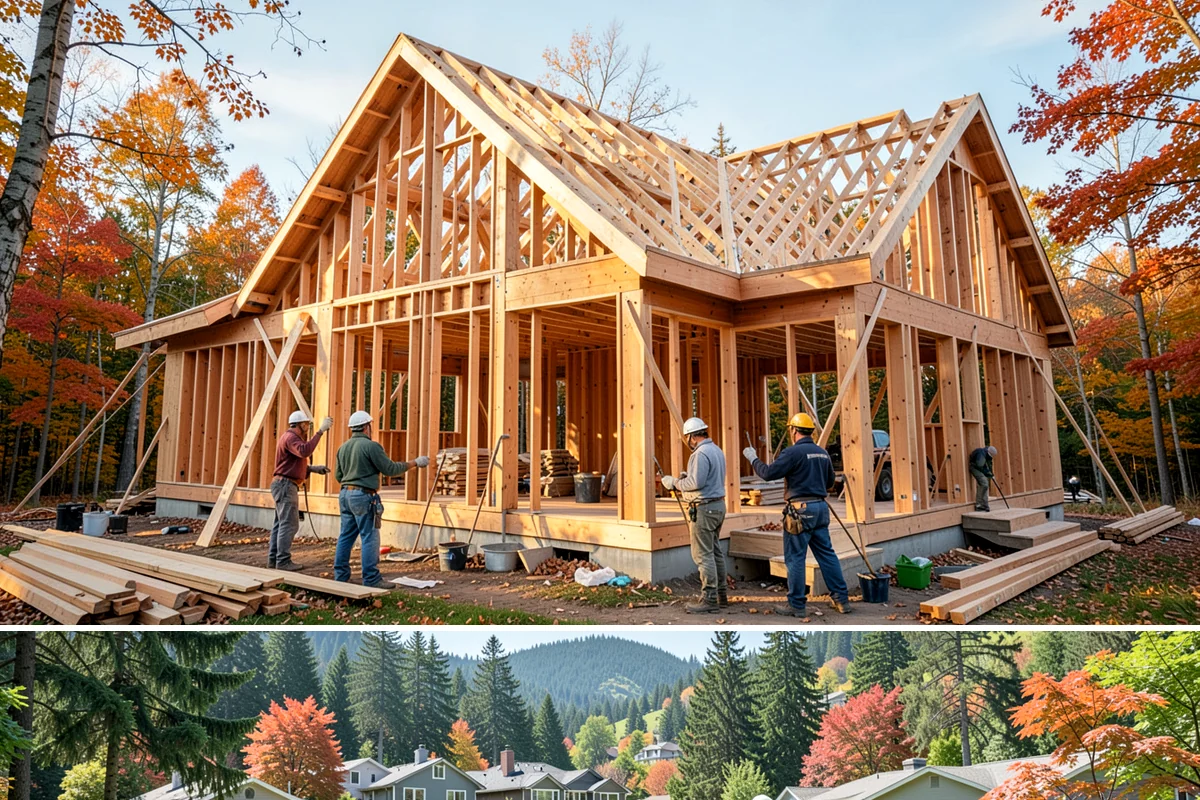 Deck Addition in Fircrest, Pierce County, WA - Deck framing and installation are ideal in late spring and summer, readying the space for the dry season.