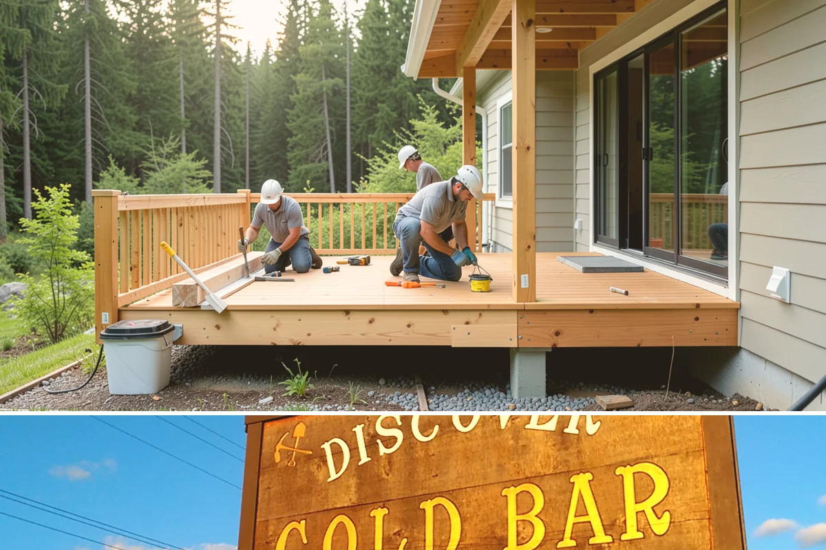 Deck Addition in Gold Bar, Snohomish County, WA - Deck framing and installation are ideal in late spring and summer, readying the space for the dry season.